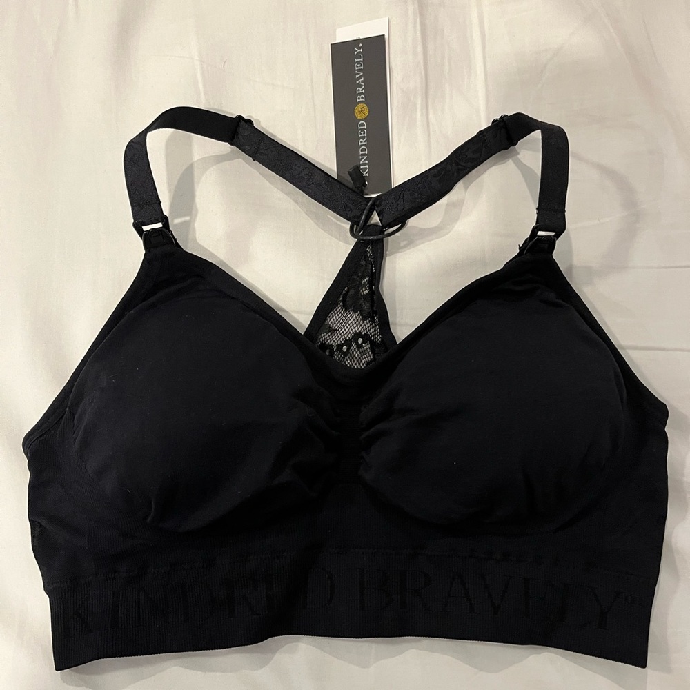 Simply Sublime® Lace Racerback Nursing Sports Bra